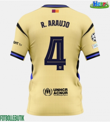 Barcelona Ronald Araujo #4 Bortatröja 2025-26 Kortärmad